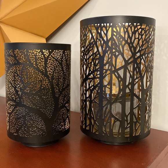 White Barn by Bath & Body Works Candle Holders, Like New $50 For Both - Picture 2 of 4